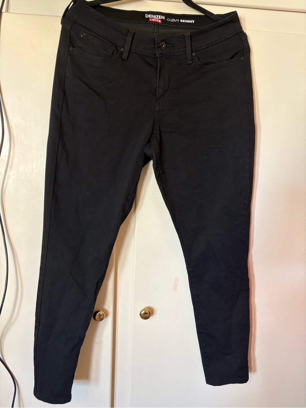 Denizen from Levi's Black Curvy Skinny Jeans